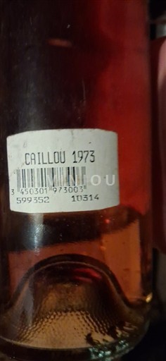 Bordéus Sauternes Grand Cru Château Caillou 1973