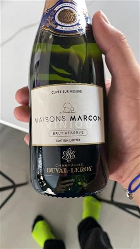 Champagne Duval-Leroy Maisons Marcon Brut Réserve Édition Limitée Niet-geïntegreerd