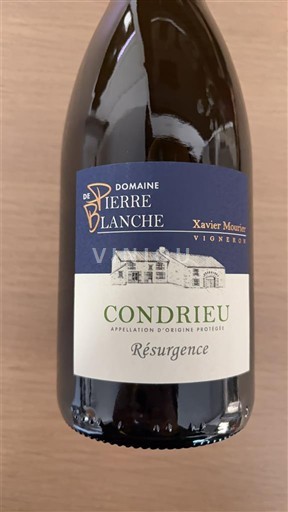 Vallée du Rhône Condrieu Domaine Pierre Blanche Résurgence 2023