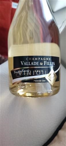 Champagne Premier Cru Vallade & Filles Blanc de Blancs Ikke årgangsbestemt