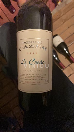 Rosellón Côtes del Roussillon Villages Domaine Cazes Le Credo 1998