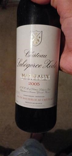 Bordeaux Margaux Château Labégorce Zédé 2005