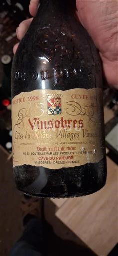 Rhône-dalen Vinsobres Cave du Prieuré Prestige 1998
