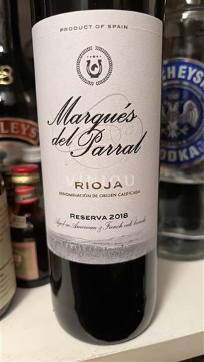 La Rioja Rioja Marqués del Parral Reserva 2018