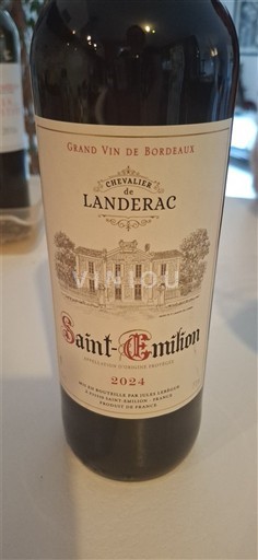 Bordeaux Saint-Émilion Chevalier de Landerac 2024