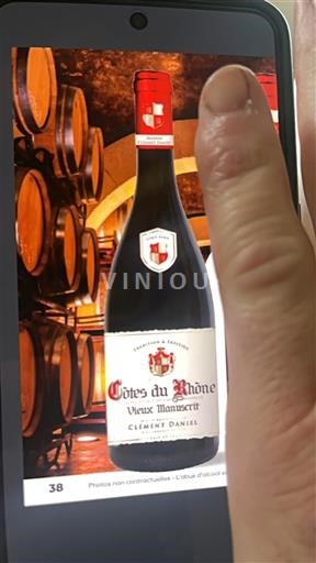 Rona dolina Côtes-du-Rhône Clément Daniel Vieux Manoir 2023