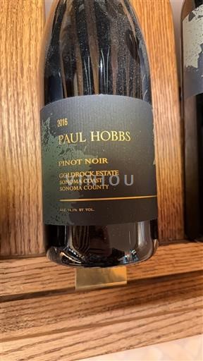 Kaliforniska AVA Sonoma Coast Paul Hobbs Goldrock Estate 2016
