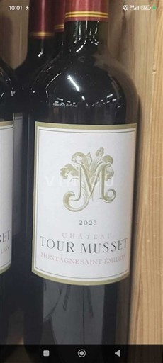 Bordo Montanja Sen Emilion Château Tour Musset 2023