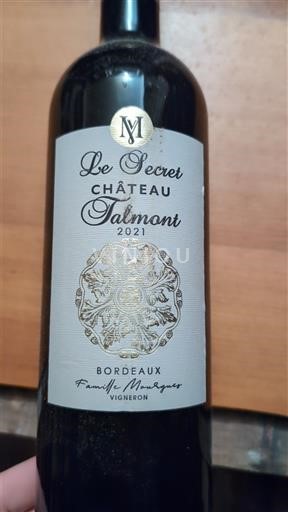 Burdeos Bordeaux Château Talmont Le Secret 2021