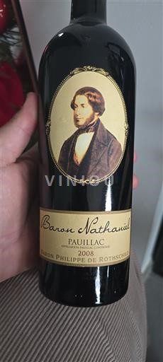 Bordeaux Pauillac Baron Philippe de Rothschild Baron Nathaniel 2008
