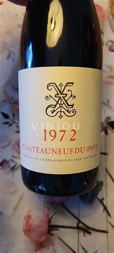 Vallée du Rhône Châteauneuf-du-pape Château Châteauneuf-du-Pape 1972