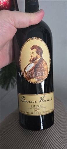 Bordeaux Médoc Baron Philippe de Rothschild Baron Henri 2007