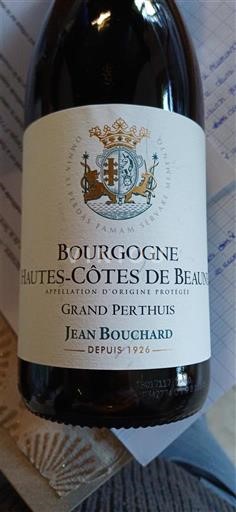 Bourgogne Hautes Côtes de Beaune Jean Bouchard Grand Perthuis Icke årgångsbetecknad