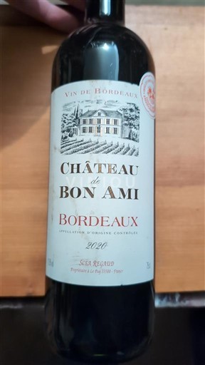 Bordeaux Château Bon Ami 2020