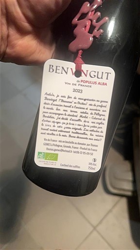 Bordeaux Populus Alba Carménère Benvingut a Pelagrua  2023