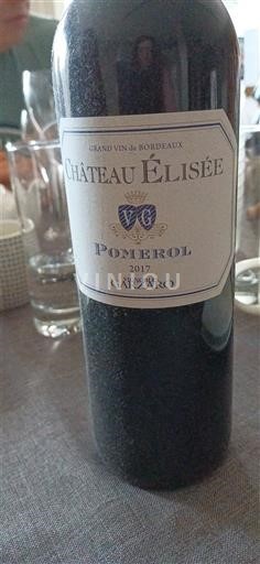 Bordeaux Pomerol Château Élisée 2017