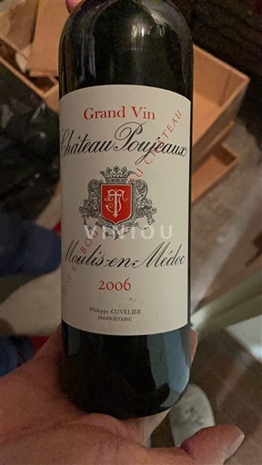 Bordeaux Moulis-en-Médoc Château Poujeaux 2006