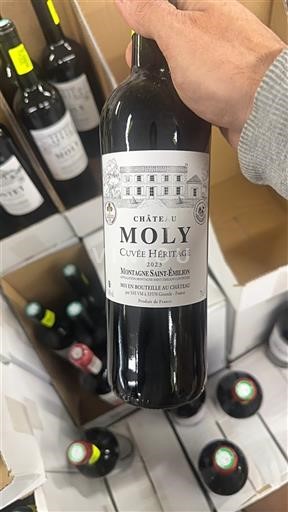 Bordéus Montagne-saint-émilion Château Moly Héritage 2021