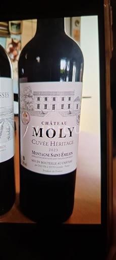 Bordeaux Montagne-Saint-Émilion Château Moly Héritage 2021