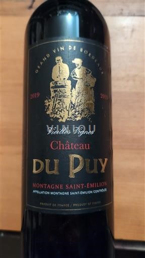 Bordeaux Montagne-Saint-Émilion Château Puy Vieilles Vignes 2019
