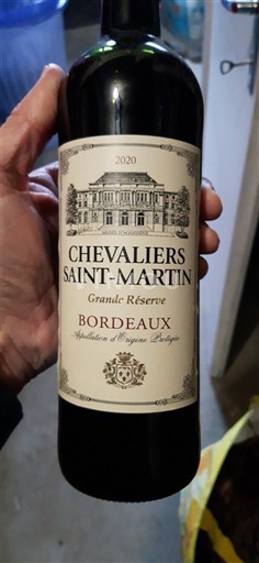 Bordeaux Chevaliers Saint-Martin Grande Réserve 2020