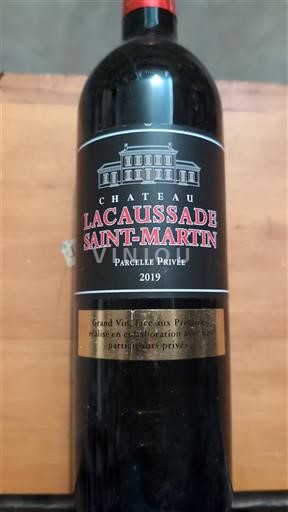 Burdeos Blaye-Côtes de Burdeos Château Lacaussade Saint-Martin Parcelle Privée 2019