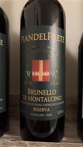 Toscana Brunello di Montalcino. Piandelprete Riserva 2019