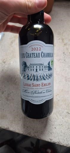 Bordeaux Lussac-Saint-Émilion Château Vieux Château Chambon 2022