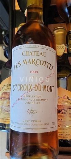 Bordeaux Sainte-Croix-Du-Mont Château Les Marcottes 1999
