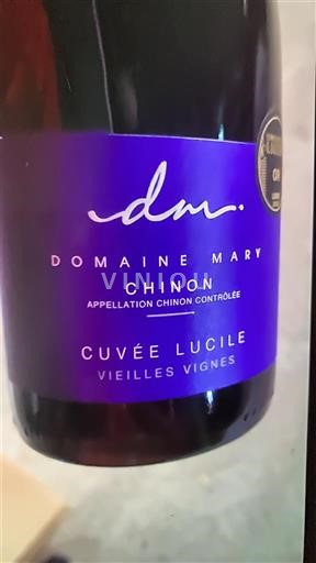 Loiren laakso Chinon Domaine Mary Lucile Vieilles Vignes 2022
