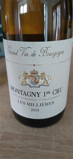 Burgundi Montagny Premier Cru Les Millières 2018