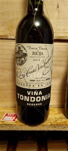 La Rioja Rioja R. López de Heredia Viña Tondonia Reserva 2012