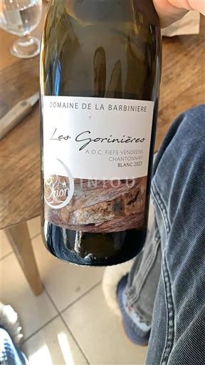 Loire Valley Fiefs Vendéens Domaine La Barbinière Les Gorinières 2023