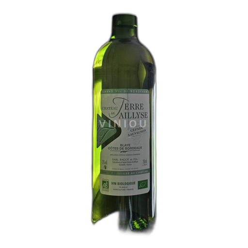 Burdeos Blaye-Côtes de Burdeos Château Terre Aillyse Sin añada