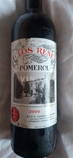 Bordeaux Pomerol Clos René 2006