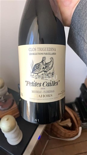 Zuidwest-Frankrijk Cahors Clos Triguedina Petites Cailles 2016