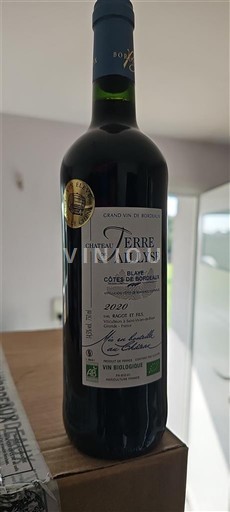 Bordeaux Blaye-Côtes-de-Bordeaux Château Terre d'Aillyse 2020