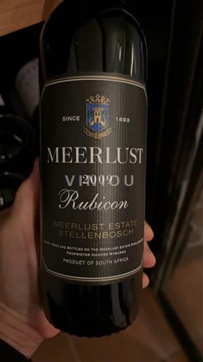 Küstenregion Stellenbosch Meerlust Estate Rubicon 2009