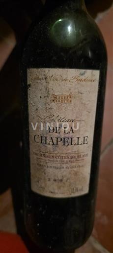 Bordeaux Määrittelemätön Château La Chapelle 2000