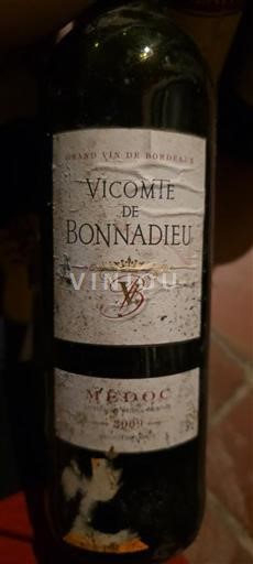 Bordeaux Médoc Vicomte de Bonnadieu 2009