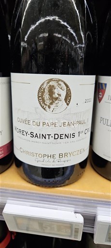 Burgundi Morey-Saint-Denis Premier Cru Christophe Bryczek du Pape Jean-Paul II 2022