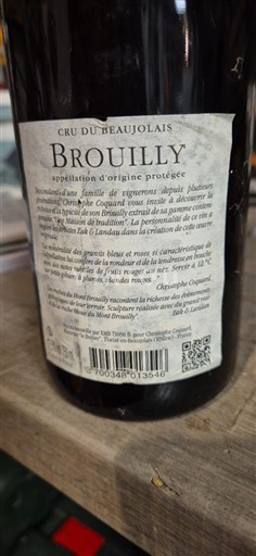 Beaujolais Brouilly Christophe Coquard Non Millésimé