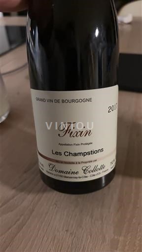 Burgund Fixin Domaine Collotte Les Champstions 2017