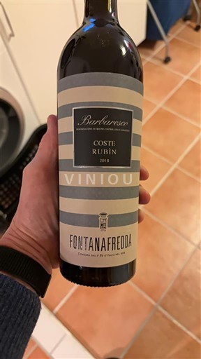 Piedmont Barbaresco Fontanafredda Coste Rubin 2018