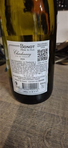 Bourgogne Không được chỉ định Bonot Père & Fils 2024