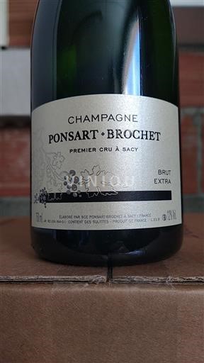 Champagne Sâm-panh Premier Cru Ponsart-Brochet Không niên vụ