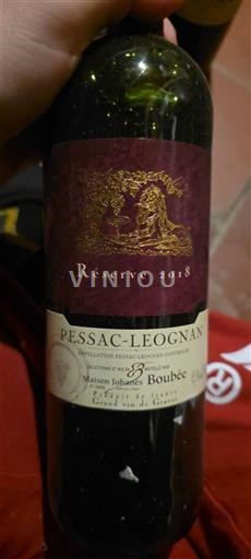 Bordeaux Pessac-Léognan Maison Johanssen Boubee Réserve 2018