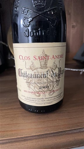 Rhônen laakso Châteauneuf-du-Pape Clos Saint-André 2000