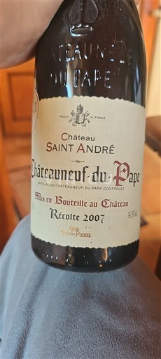 Rhônedalen Châteauneuf-du-Pape Château Saint André 2007