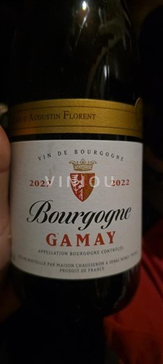 Burgundy Augustin Florent Gamay 2022